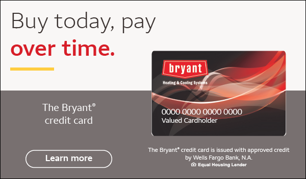 Advertisement For The Bryant® Credit Card